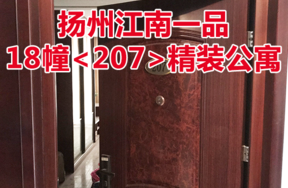扬州江南一品18幢<207>精装公寓