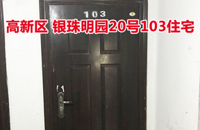 标的33：位于银珠明园20号103的住宅