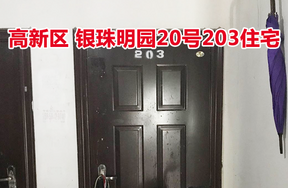 标的34：位于银珠明园20号203的住宅