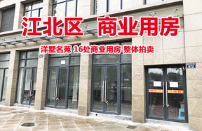 位于江北区洋墅名苑共16处商业用房