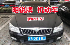 序号02：明锐牌浙B2D15J机动车