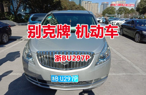 序号14：别克牌浙BU297P机动车