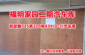 序号03：民安路715弄220号43#(D-3)汽车库