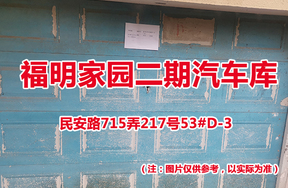 序号43：民安路715弄217号53#(D-3)汽车库