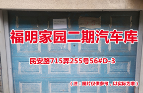 序号61：民安路715弄255号56#(D-3)汽车库