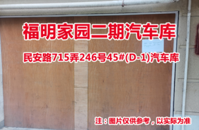 序号07：民安路715弄246号45#(D-1)汽车库