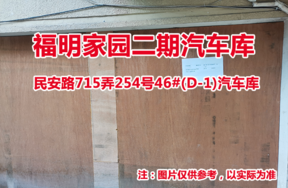 序号08：民安路715弄254号46#(D-1)汽车库