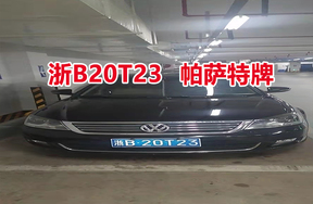 序号04：浙B20T23帕萨特牌