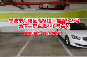 序号111：宁波市海曙区高桥镇幸福路949号
地下一层车库448号车位                              