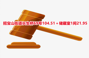 序号06：招宝山街道长生桥69号104.51＋储藏室1间21.95