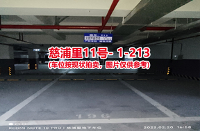 序号205：慈浦里11号-1-213（交警验收编号196）