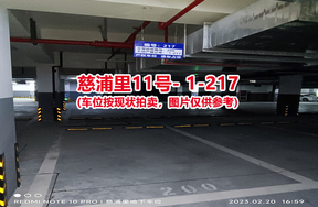 序号209：慈浦里11号-1-217（交警验收编号200）