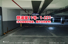 序号213：慈浦里11号-1-221（交警验收编号204）