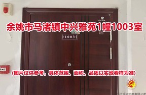 序号09：余姚市马渚镇中兴雅苑1幢1003室