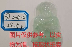 序号7，评估编号：QT220390034-4，翡翠挂件