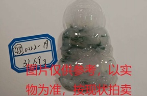 序号45，评估编号：QT220390022-19，翡翠挂件