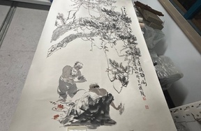 序号160，编号15375，
作者：朱新龙
作品：唐人诗意