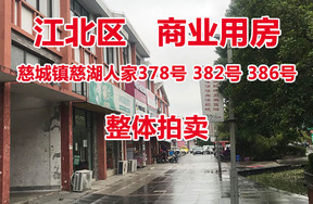 标的1：慈城镇慈湖人家378号，382号，386号整体拍卖