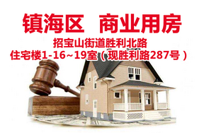 宁波市镇海区招宝山街道胜利北路住宅楼1-16~19室（现胜利路287号）